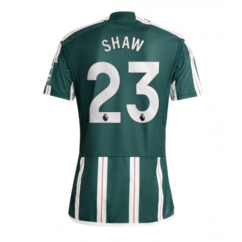 Echipament fotbal Manchester United Luke Shaw #23 Tricou Deplasare 2023-24 maneca scurta